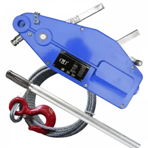 Лебедка ручная рычажная тросовая МТМ 0,8т 30м